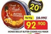 Promo Harga MONDE Butter Cookies 908 gr - Superindo