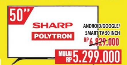 Promo Harga Promo Smart TV 50 Inch  - Hypermart