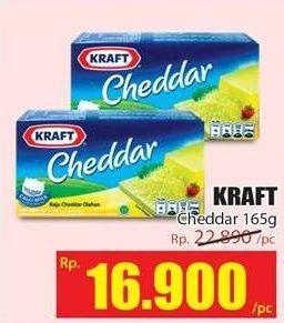 Promo Harga KRAFT Cheese Cheddar 165 gr - Hari Hari