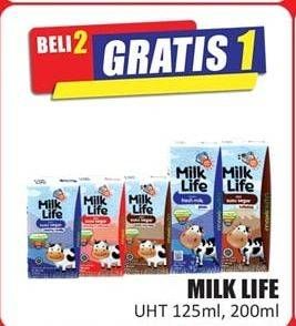 Promo Harga MILK LIFE Fresh Milk 125 ml - Hari Hari
