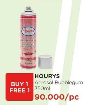 Promo Harga HOURYS Disinfectant Spray Bubblegum 350 ml - Watsons