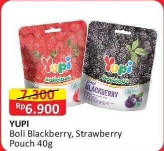 Promo Harga Yupi Bolicious Blackberry, Strawberry 40 gr - Alfamart