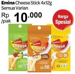 Promo Harga EMINA Cheese Stick All Variants per 4 pcs 12 gr - Carrefour