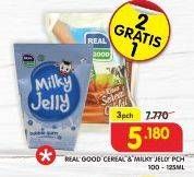 Promo Harga REAL GOOD Susu UHT/Milky Jelly  - Superindo