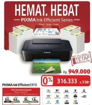 Promo Harga CANON E410 Printer  - LotteMart