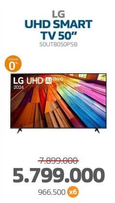 Promo Harga LG UHD Smart TV - 50UT8050PSB  - Electronic City