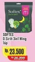 Promo Harga Softex Daun Sirih 3 In 1 16 pcs - Alfamart