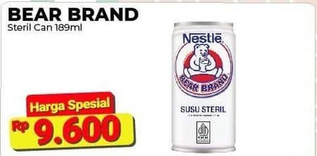 Promo Harga Bear Brand Susu Steril 189 ml - Alfamart