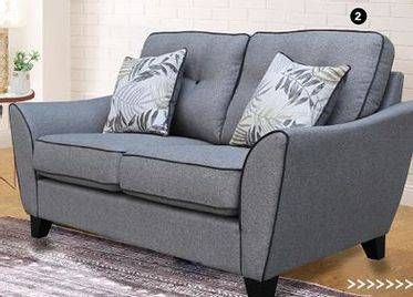 Promo Harga Harrister Sofa 2 Seater  - Carrefour