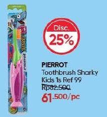 Promo Harga Pierrot Toothbrush Sharky Kid 1 pcs - Guardian