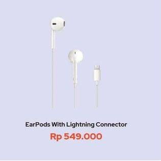 Promo Harga APPLE EarPods with Lightning Connector  - iBox