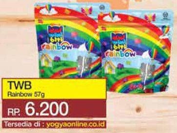 Promo Harga TINI WINI BITI Biskuit Crackers Rainbow Pack 57 gr - Yogya