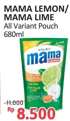 Mama Lemon/Mama Lime All variant Pouch 680ml