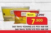 Promo Harga 365 Tahu Susu & Kuning 6 pcs - Superindo