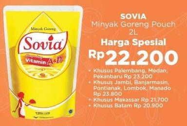 Promo Harga SOVIA Minyak Goreng  - Alfamart