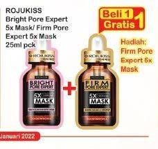 Promo Harga ROJUKISS Pore Expert 5X Serum Mask Firm, Bright 25 ml - Indomaret