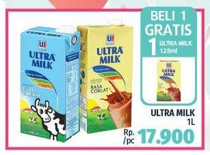 Promo Harga ULTRA MILK Susu UHT Coklat 1000 ml - LotteMart