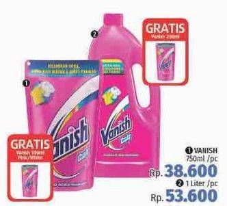 Promo Harga VANISH Penghilang Noda Cair 750 ml - LotteMart