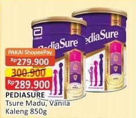 Promo Harga PEDIASURE Complete Triplesure Vanila, Madu 850 gr - Alfamart