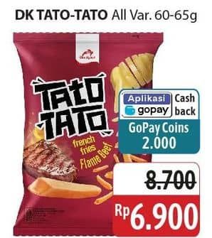 Promo Harga Dua Kelinci French Fries Tato Tato All Variants 60 gr - Alfamidi