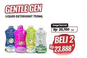 Promo Harga Gentle Gen Deterjen 750 ml - Carrefour