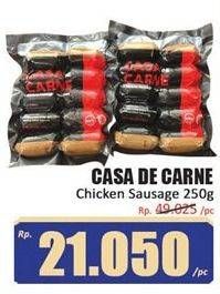 Promo Harga CASA DE CARNE Chicken Sausage 250 gr - Hari Hari
