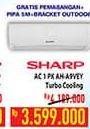 Promo Harga SHARP AC 1PK  - Hypermart