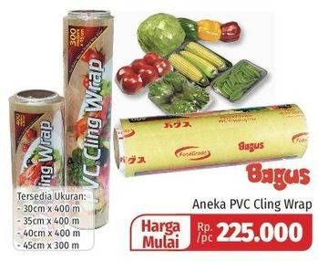 Promo Harga BAGUS PVC Cling Wrap All Variants  - Lotte Grosir