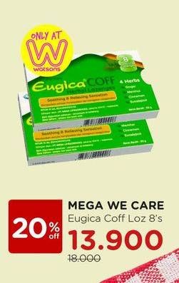 Promo Harga MEGA WE CARE Eugica Coff Loz 8 pcs - Watsons