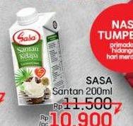 Promo Harga Sasa Santan Cair 200 ml - LotteMart