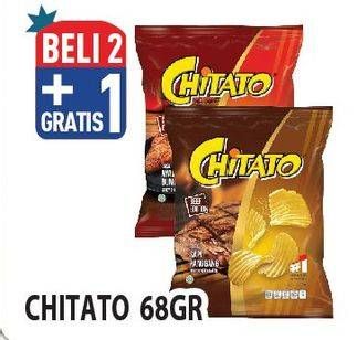 Promo Harga Chitato Snack Potato Chips 68 gr - Hypermart