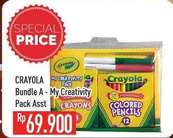 Promo Harga CRAYOLA Bundle A - My Creativity Pack Asst  - Hypermart