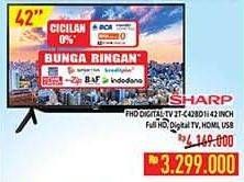 Promo Harga Sharp 2T-C42BD1i | LED TV 42"  - Hypermart