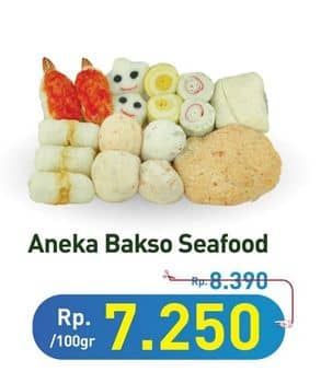 Promo Harga Aneka Bakso Seafood per 100 gr - Hypermart