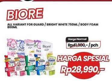 Promo Harga Biore Body Foam  - Carrefour