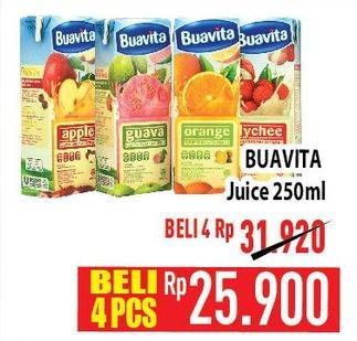 Promo Harga Buavita Fresh Juice 250 ml - Hypermart