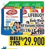 Promo Harga Lifebuoy Body Wash All Variants 400 ml - Hypermart