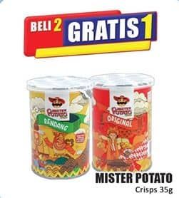Promo Harga Mister Potato Snack Crisps 35 gr - Hari Hari