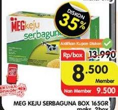 Promo Harga MEG Keju Serbaguna 165 gr - Superindo