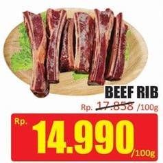 Promo Harga Iga Sapi per 100 gr - Hari Hari