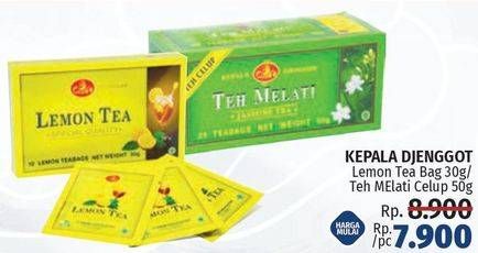 Promo Harga Kepala Djenggot Lemon Tea / Teh Melati Celup  - LotteMart