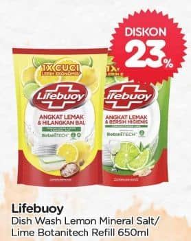 Promo Harga Lifebuoy Pencuci Piring Lemon 650 ml - TIP TOP