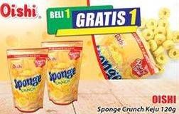Promo Harga OISHI Sponge Crunch Keju 120 gr - Hari Hari