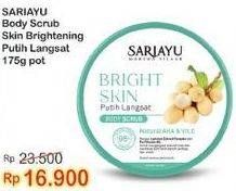Promo Harga SARIAYU Body Scrub Skin Brightening Putih Langsat 175 gr - Indomaret