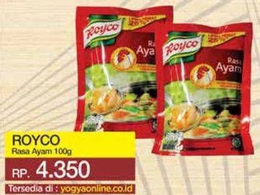 Promo Harga ROYCO Penyedap Rasa Ayam 100 gr - Yogya