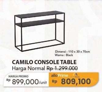 Promo Harga Camilo Console Table  - Carrefour