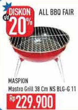 Promo Harga Maspion Mastro Grill 38 Cm BLG-G11  - Hypermart