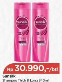 Promo Harga Sunsilk Shampoo Thick Long 340 ml - TIP TOP