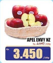 Promo Harga Apel Envy NZ per 100 gr - Hari Hari