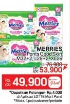 Promo Harga Merries Pants Good Skin XL26, M34, L30 26 pcs - LotteMart